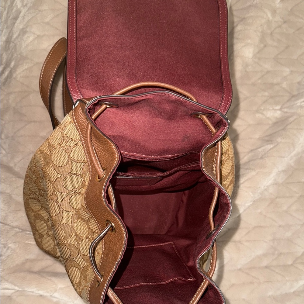 Coach Dempsey Drawstring Backpack - Picture 4 of 5
